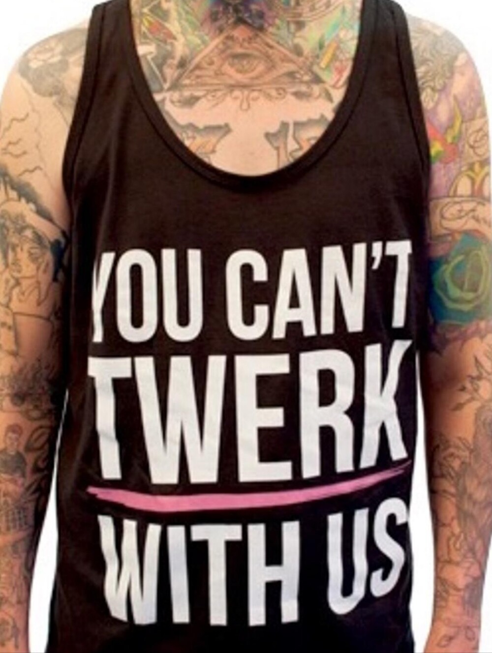 Jeffree Star “You Can’t Twerk With Us” Black Graphic Tank Top
